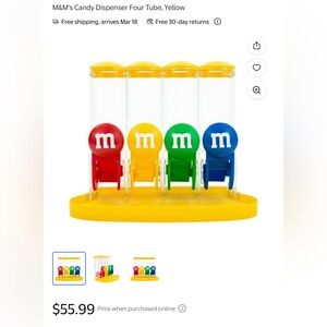M&m candy dispenser - Brand new